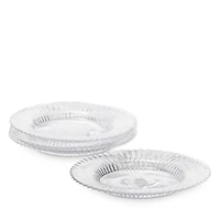 Archie Clear Dessert Plate, Set of 4