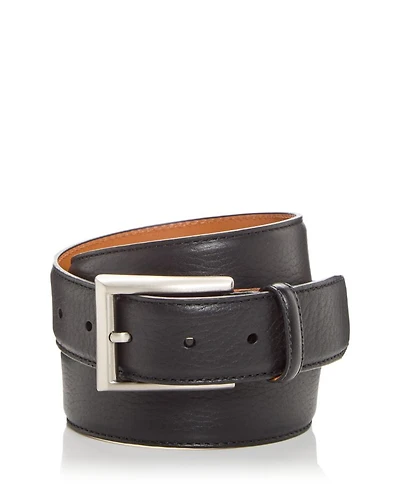 Rocas Black Leather Belt