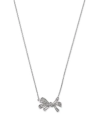 Bloomingdale's Fine Collection Diamond Bow Pendant Necklace