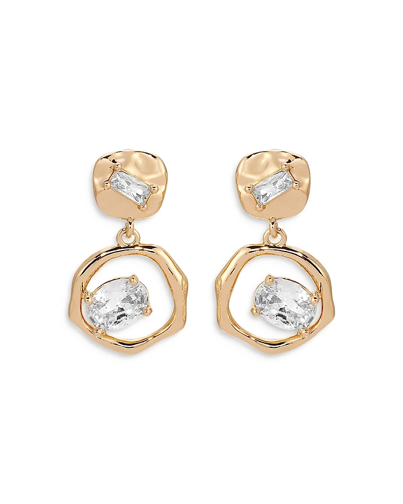 Ettika Organic Crystal Drop Earrings