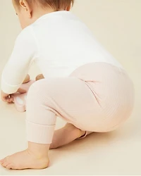 Unisex Stretch Ribbed Leggings - Baby