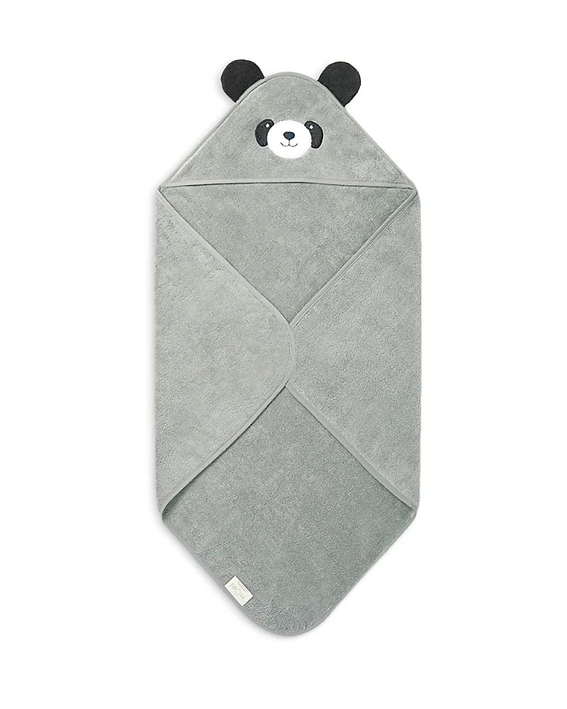 Mori Cotton Panda Hooded Bath Towel - Baby