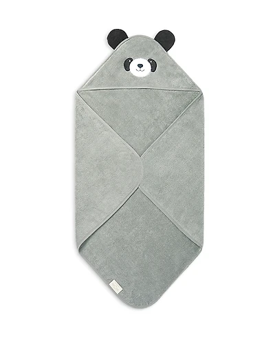 Mori Cotton Panda Hooded Bath Towel - Baby