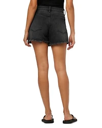 The Jessie High Rise Denim Shorts Finesse