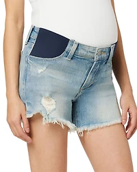 The Ozzie Mid Rise Maternity Shorts Ohio