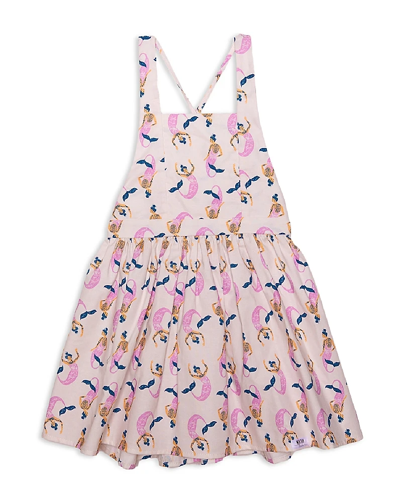 Worthy Threads Girls' Mermaids Tie Back Dress - Little Kid, Big Kid