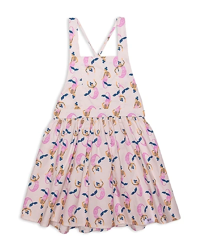 Worthy Threads Girls' Mermaids Tie Back Dress - Little Kid, Big Kid