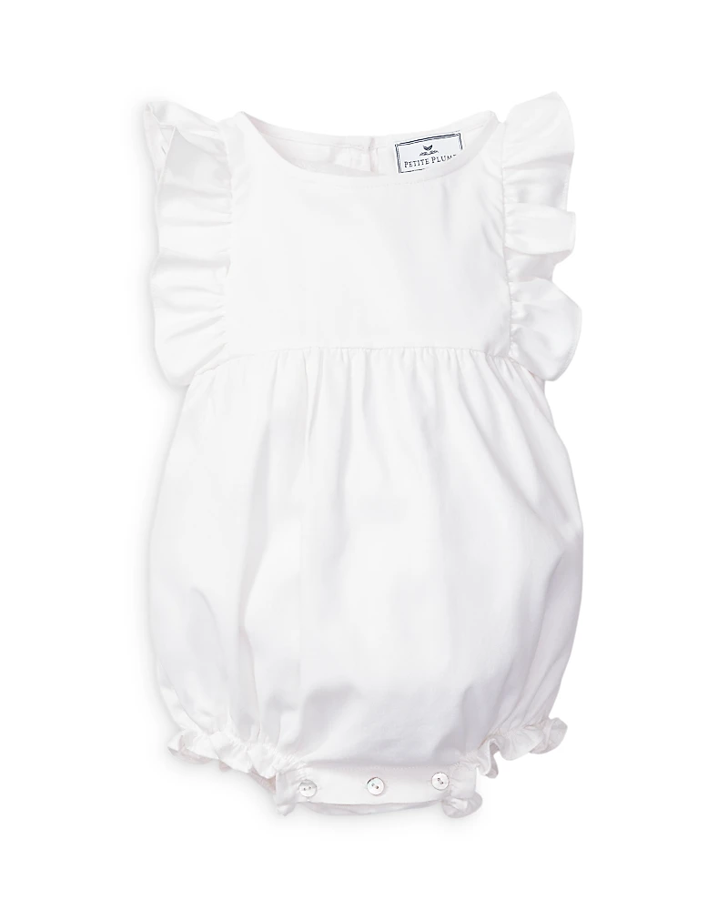 Petite Plume Girls' Ruffled Romper - Baby
