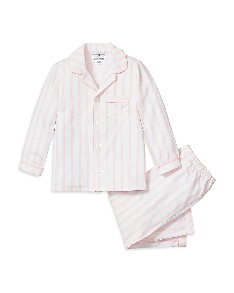 Petite Plume Girls' Striped Pajama Set - Baby, Little Kid, Big Kid