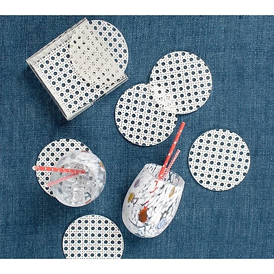 Kim Seybert Reed Coasters