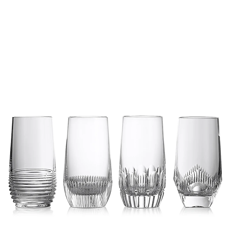 Waterford Mixology Highball, Mixed Set of 4