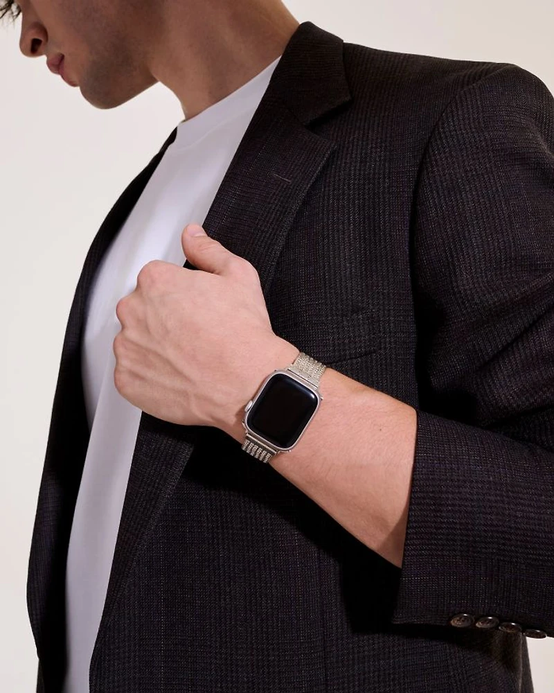 Apple Watch® Sterling Silver Bracelet, 18mm