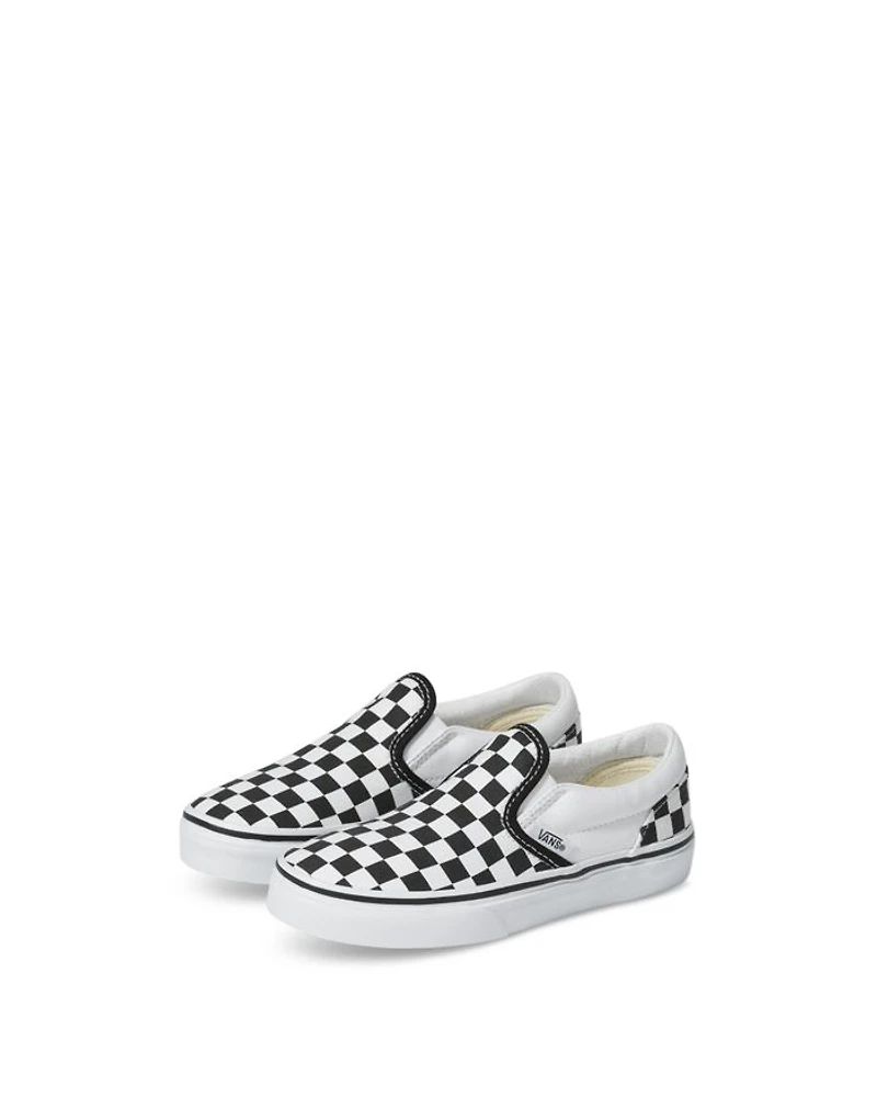 Unisex Checkerboard Slip On Sneakers - Walker, Toddler