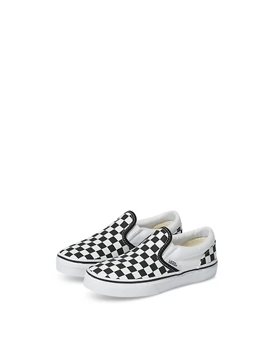 Unisex Checkerboard Slip On Sneakers - Walker, Toddler