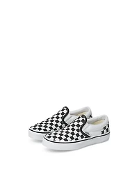 Unisex Checkerboard Slip On Sneakers - Walker, Toddler