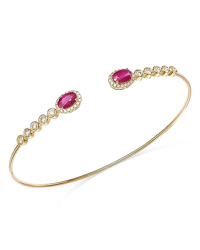 Bloomingdale's Fine Collection Ruby & Diamond Bracelet