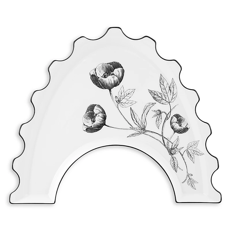 Vista Allegre Herbariae by Christian Lacroix Half Moon Tray E