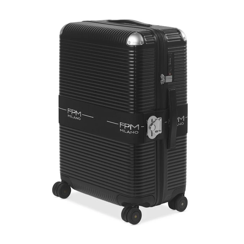 Bank Zip Deluxe Checked Suitcase