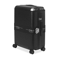 Bank Zip Deluxe Checked Suitcase