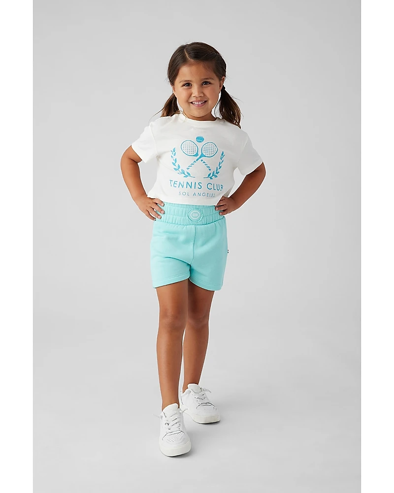 Sol Angeles Girls' Tennis Club Crew Tee - Little Kid, Big Kid
