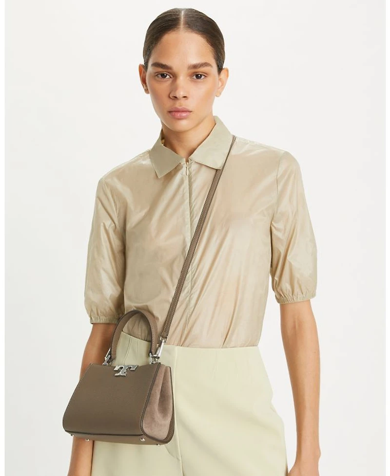 Mini Eleanor Leather Satchel