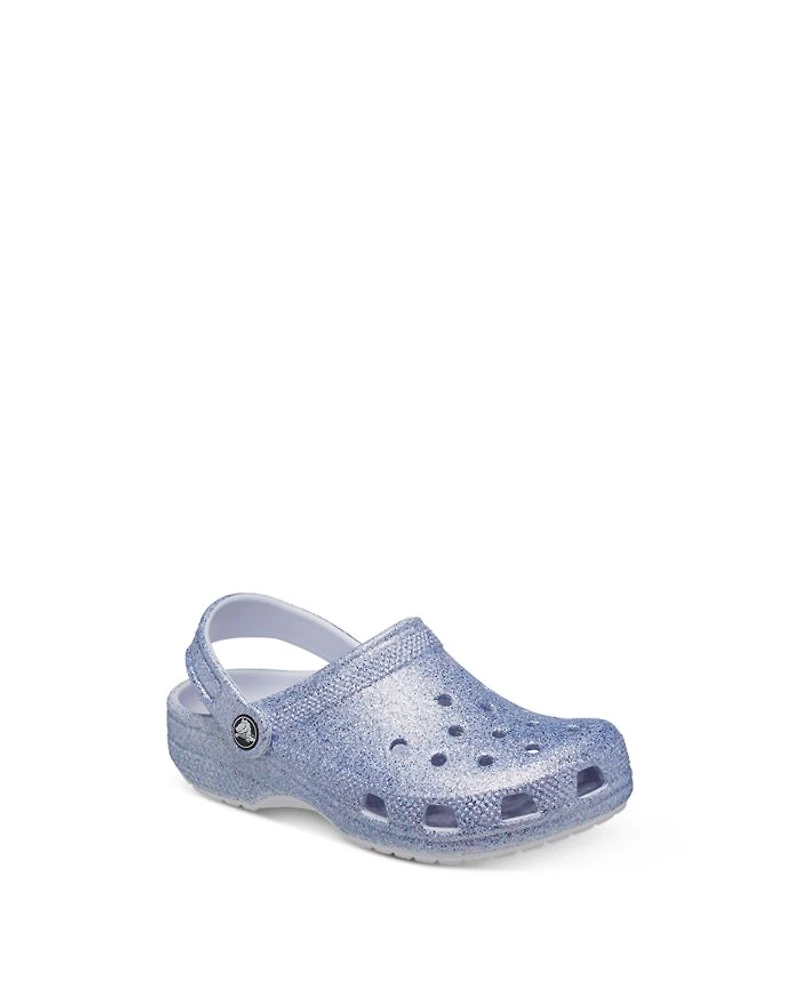 Unisex Classic Glitter Clogs - Toddler