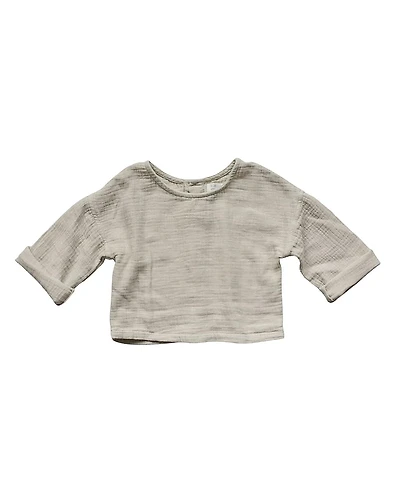 The Simple Folk Unisex Button Back Top - Big Kid