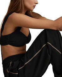 Side Stripe Wide Leg Pants