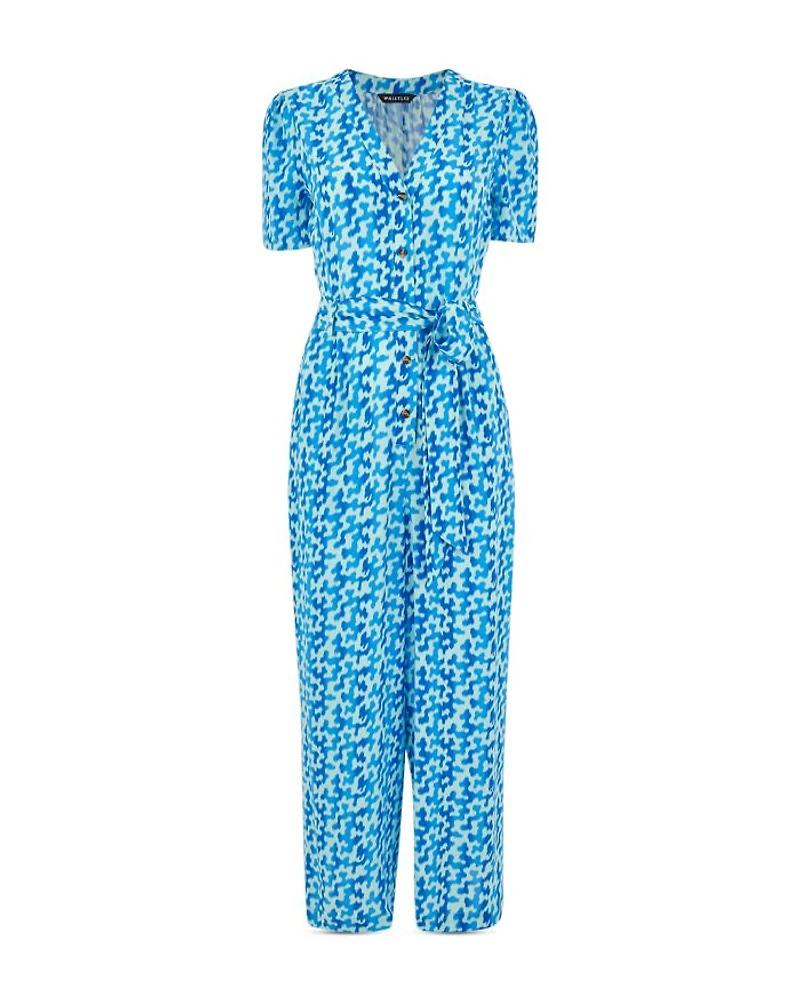 Hazy Coral Printed Jumpsuit