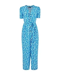 Hazy Coral Printed Jumpsuit