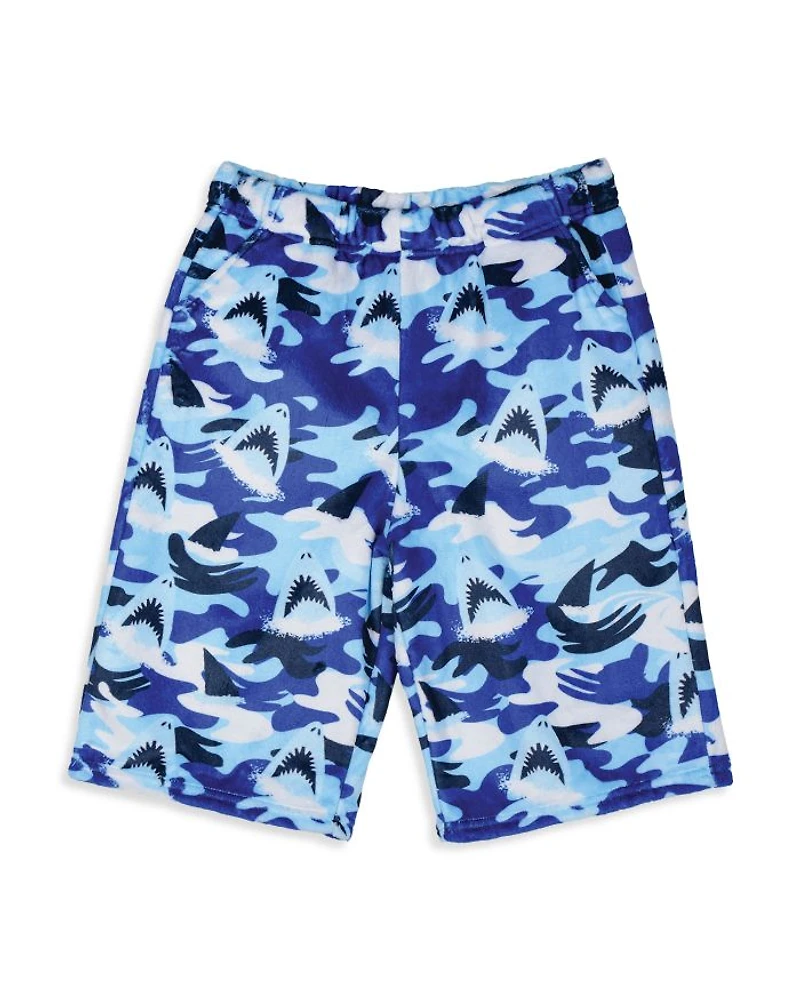Boys' Sharks Plush Shorts - Little Kid, Big Kid