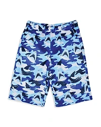 Iscream Boys' Sharks Plush Shorts - Little Kid