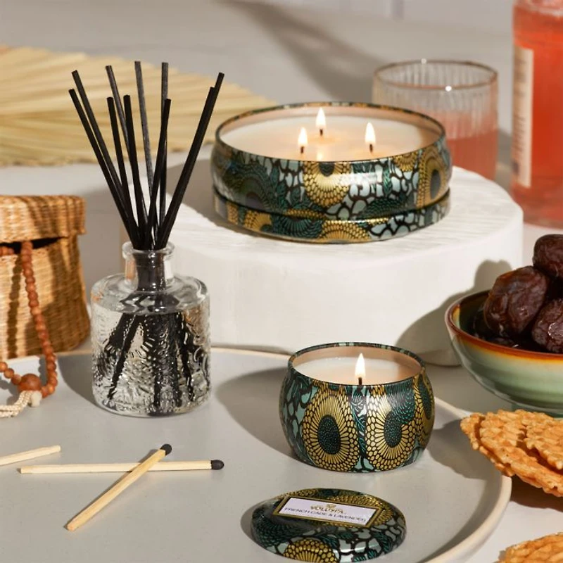 French Cade & Lavender Candle Collection