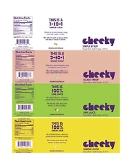 4 Bottle Set (Simple, Agave, Lemon, Lime) - 4oz