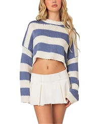 Edikted Ozzy Cropped Knitted Sweater