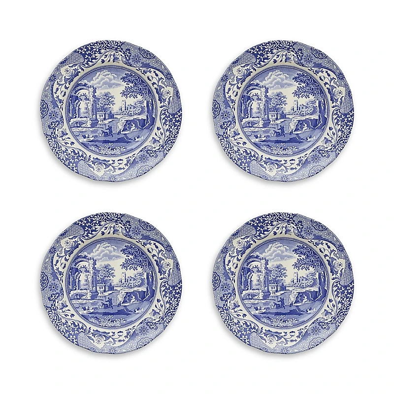 Spode Blue Italian Luncheon Plate, Set of 4