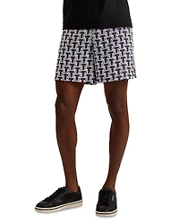 Ted bAker Rhins T Print Regular Fit Drawstring Shorts
