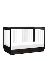 Harlow Acrylic 3 in 1 Convertible Crib with Toddler Bed Conversion Kit