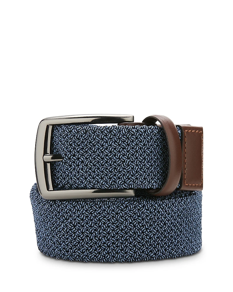 The Men's Store at Bloomingdale's Happy Blue Stretch Webbing Belt - Exclusive