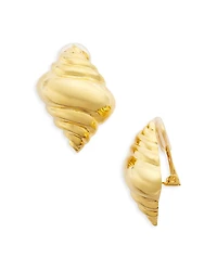 Kenneth Jay Lane Shell Clip On Earrings