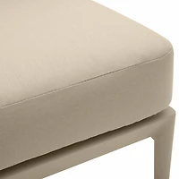Kapri Modular Outdoor Armless Chair in Moss Green