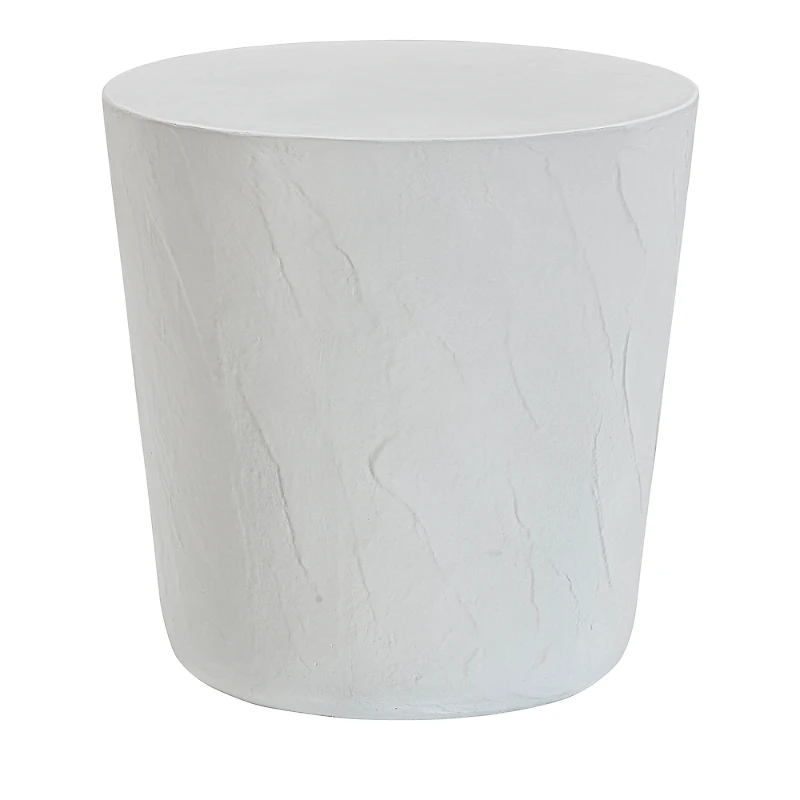 Tov Furniture Margot Faux Plaster Indoor / Outdoor Concrete Stool