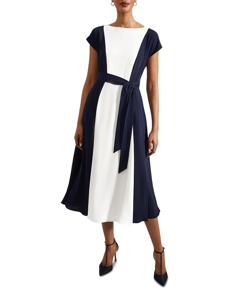 Emery Two Tone Midi Dress