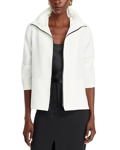 Caroline Rose Comfort Stretch Zip Jacket