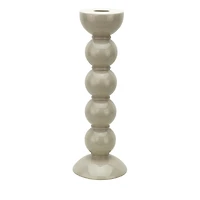 Addison Ross Lacquered Bobbin-Shaped Candlestick