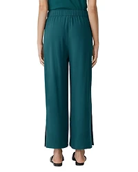 High Rise Silk Pants