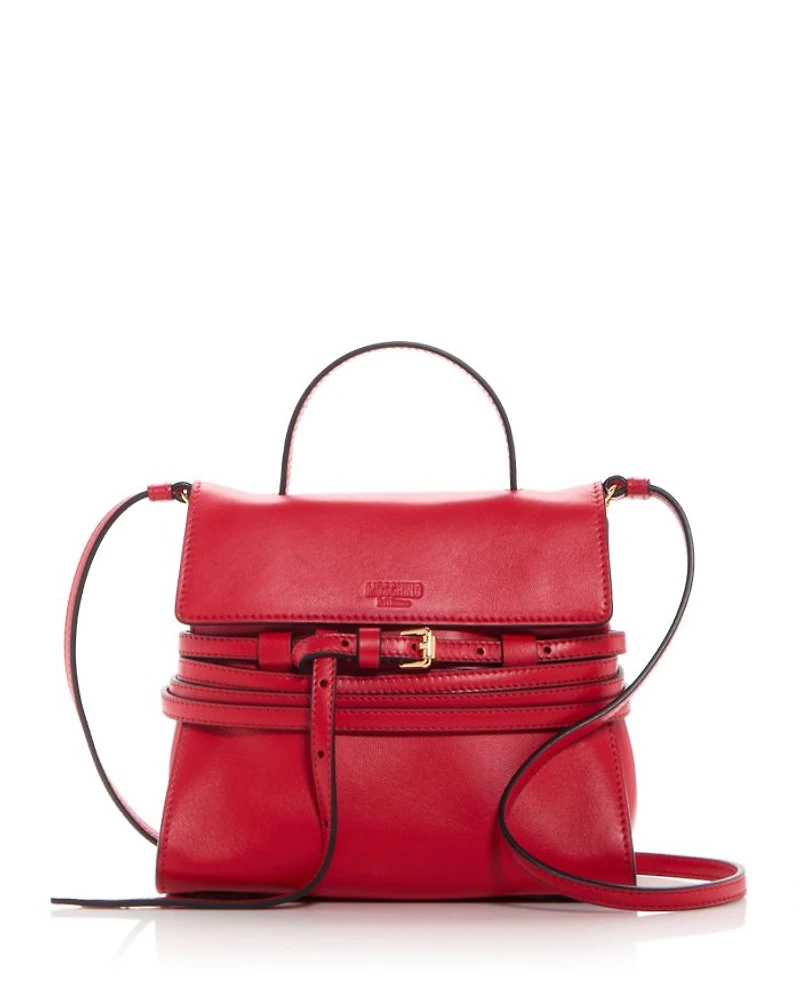 Tie Me Small Leather Crossbody Bag
