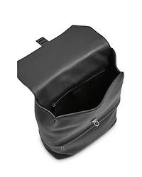 Gancini Buckle Leather Backpack
