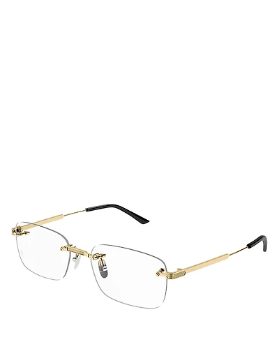 Cartier Signature C Rectangular Eyeglasses, 55mm
