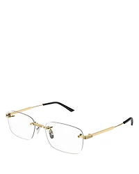 Cartier Signature C Rectangular Eyeglasses, 55mm